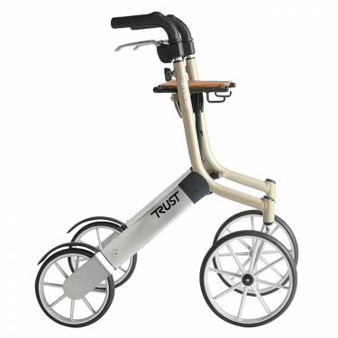Rollator 4 roues Let's go out Beige